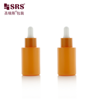 Personnalisation colorée Bouteille goutteuse en verre d' huile essentielle vide 30 ml