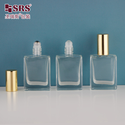 Bouteille d' échantillon à rouleaux en verre à huile essentielle 15 ml