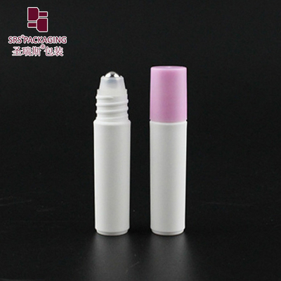 Bouteille en plastique à rouleaux en acier à effet de massage à bille portable en gros de 5 ml