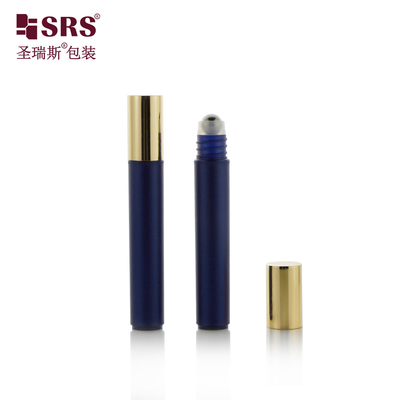 8 ml de bouteille en plastique PP recyclable Cap en aluminium en acier Boule de massage Crème pour les yeux en rouleau