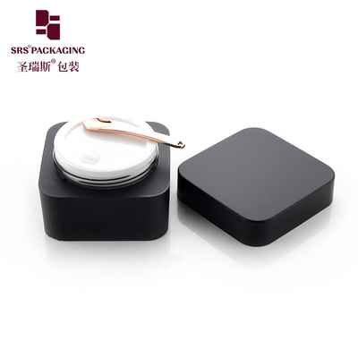 Emballage cosmétique de haute qualité 5g 15g 50g Contenant en plastique acrylique carré pour crème au gel UV Jar 30g