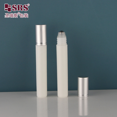 échantillon vide PP plastique rouleau sur les bouteilles Portable Applicateur de massage de sérum pour les yeux de voyage en plein air Bouteille à bille à rouleaux 8ml