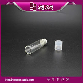 SRS meilleur service bouteille en verre à bille à rouleaux de 5 ml pour échantillon de sérum oculaire à utiliser avec bille en acier