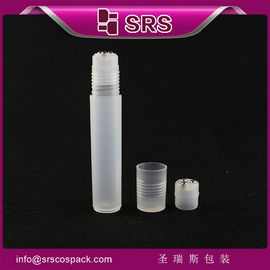 SRS bouteille à boulets en plastique de 12 ml avec trois boules métalliques pour le massage du visage