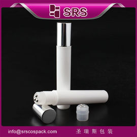 SRS nouveau produit 2015 en gros 15ml rouleau sur bouteille en plastique avec trois boules pour le massage des yeux