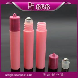SRS fournisseur chinois pas de fuite 7 ml de rouleau PP sur bouteille avec capuchon pour remplir le parfum