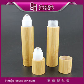 SRS-20ml rouleau de bambou sur bouteille pour fournisseur de cosmétiques