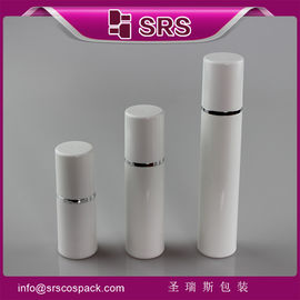 SRS fabriqué en Chine en gros en forme de cylindre PP 15ml 30ml 50ml bouteille de pompe sans air