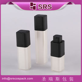 SRS 2015 nouveau style en gros 15ml 30ml 50ml carré pompe acrylique vide bouteille vide