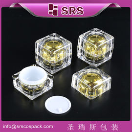 Chine fabrication professionnelle de peinture de forme carrée claire crème pot