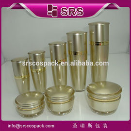 SRS Fabricants en gros 15ml 30ml 50ml 80ml 120ml or luxe vide cosmétique acrylique