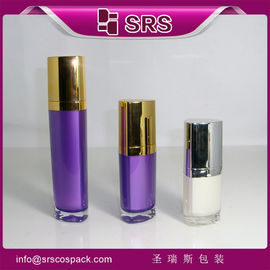 Shengruisi Triangle de couleur personnalisé 15ml 30ml 50ml Lotion acrylique plastique emballage de soins de la peau