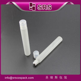 SRS fournisseur chinois huile essentielle de gel bouteille en verre vide de 10 ml avec rouleau sur type de scellé