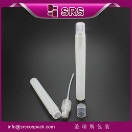 SRS plastique couleur pompe de soins personnels cosmétiques voyage 12 ml flacon hdpe avec pulvérisateur de brouillard