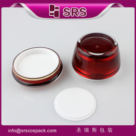 J035 15g 30g 50g contenant de crème pour soins de la peau bocal cosmétique en plastique