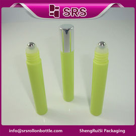 Bouteille à rouleaux pour crème de soins de la peau,bouteille ronde en plastique fabriquée par une usine professionnelle