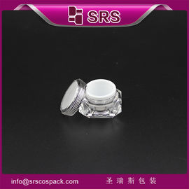 J060 bouteilles de cosmétiques en forme de diamant blanc fabricant