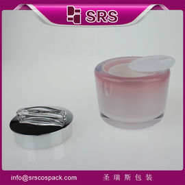 La Chine est un fournisseur de récipients en plastique rond pour les cosmétiques.