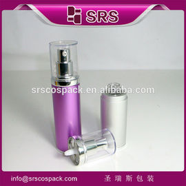 TA023 bouteille en aluminium avec bouteille intérieure AS,emballage pour produits cosmétiques en gros