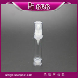 Fabricant de bouteilles de pompe sans air de 5 ml et 10 ml transparentes