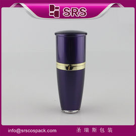 L036 Bouteille acrylique cosmétique en forme de tambour 15 ml 30 ml 50 ml 80 ml 120 ml