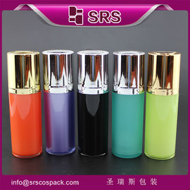 SRS en gros 15 ml 30 ml 50 ml récipient en plastique pour lotion cosmétique acrylique pour le soin de la peau