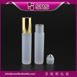 RPA-10ml rouleau en plastique sur bouteille avec bille en acier et bouchon en aluminium