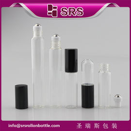 Ruloir de verre de parfum vide de 3 ml, 5 ml, 8 ml et 10 ml sur bouteille