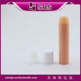 Bouteille en plastique de 20 ml de couleur orange lait