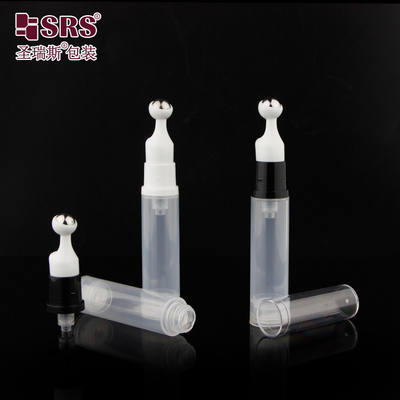 5 ml 10 ml 12 ml 15 ml PCR en plastique recyclé à remplir à nouveau Serum à rouleaux sans air PP Roll On Bottle