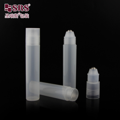 20 ml de sérum oculaire cosmétique vide rond pour les soins de la peau huile de massage en rouleau sur bouteille en plastique