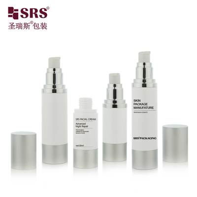 Personnalisation en gros 15 ml 50 ml lotion cosmétique vide sérum pompe sans air bouteille 30 ml