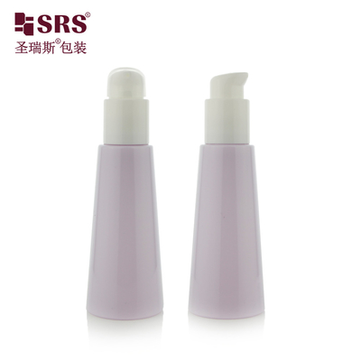 4 oz 120 ml PET vide pompe à gel de lavage du corps bouteille de douche en plastique rechargeable