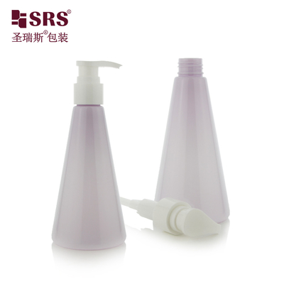 Forme triangulaire pompe en plastique violette de luxe à injection