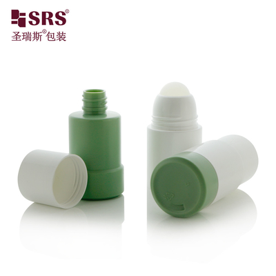 50 ml 75 ml vide personnalisable remplaçable Logo de couleur imprimé en rouleau sur bouteille Déodorant