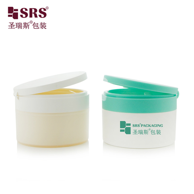 Contenant en PP couleur injectable avec capuchon en plastique cuillère à soupape 100g bocal de crème cosmétique
