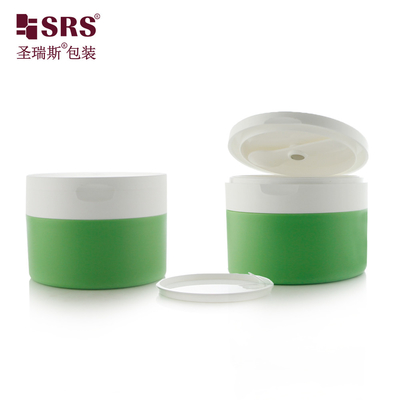 120g 4 OZ Plastique PP PCR Matériau recyclé Crème pour soins de la peau Bouteilles de crème pour soins de la peau