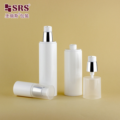 Bouteilles vides recyclables en PP de 15 ml 50 ml en gros sur mesure Bouteille de pompe sans air 30 ml