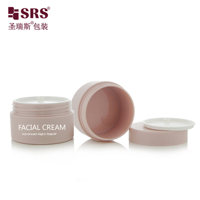 15g 30g 50g 70g 80g 100g Vidange cosmétique personnalisée en verre de couleur Contenant en plastique en PET