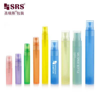 Bouteille de pulvérisation de 10 ml en forme de stylo rond PP PCR Matériau recyclé