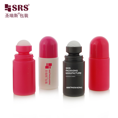 2 oz PP PCR Matériau de qualité alimentaire Bouteilles de déodorant en plastique à rouleaux en rouleau sur bouteille 60 ml