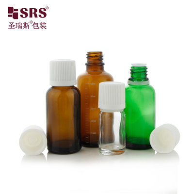 5 ml 10 ml 15 ml 30 ml 50 ml 100 ml 18/415 Bouteille à bille en verre à capuche anti-enfant