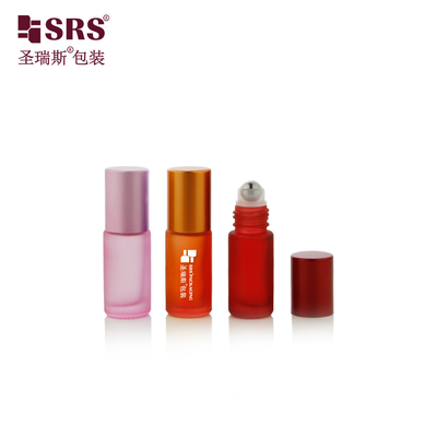 Emballage cosmétique vide 4 ml 8 ml 10 ml huile essentielle en verre à rouleaux 5 ml en bouteille