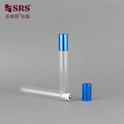 Emballage cosmétique vide Bouteille en verre 1/3 oz Bouteilles à rouleaux d' huile essentielle 10 ml
