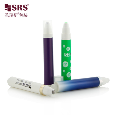 Forme ronde PCR PP recyclé Eco-friendly Ballon de massage à rouleaux vides Bouteille de 15 ml en gros