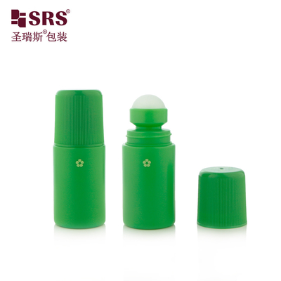 2 onces de PP vide recyclable personnalisé couleur solide capuchon dôme gel déodorant en plastique rouleau sur bouteille