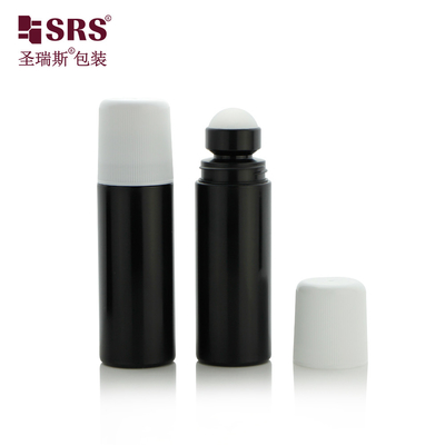 90 ml 3 oz emballage cosmétique vide Gel Ballon à rouleaux PP Matériau recyclé Déodorant Roll On Bottles