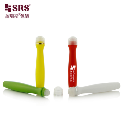 0.5 oz de plastique vide PETG Matériau de forme radiale Gel capillaire en rouleau sur bouteille d'application