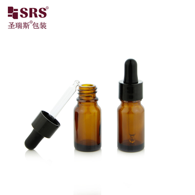 10 ml 1/3 oz de stock vide Livraison rapide Bouteille gouttelette en verre d' huile essentielle ambre