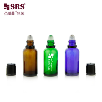 Peinture personnaliser la couleur Bouteille en verre à rouleaux Capacité 5ml 10ml 15ml 20ml 30ml 50ml 100ml